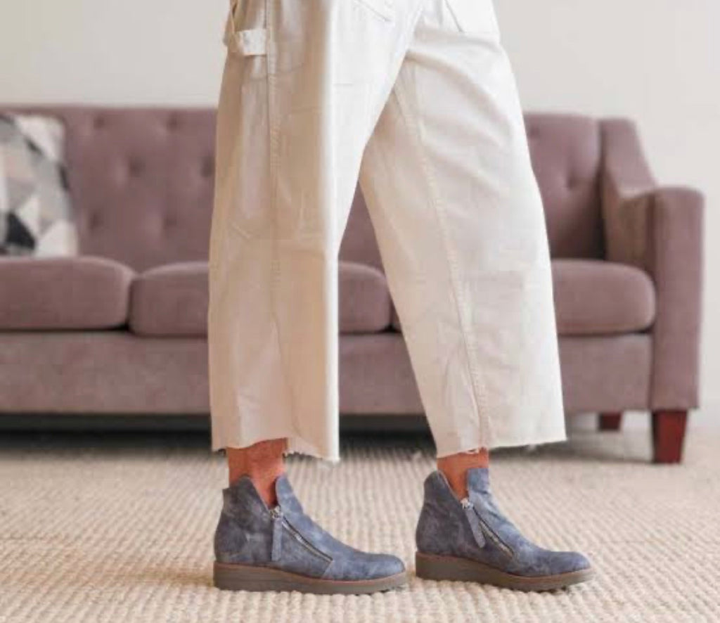 Django & Juliette Ohmy Flatform Boot - Denim/leather
