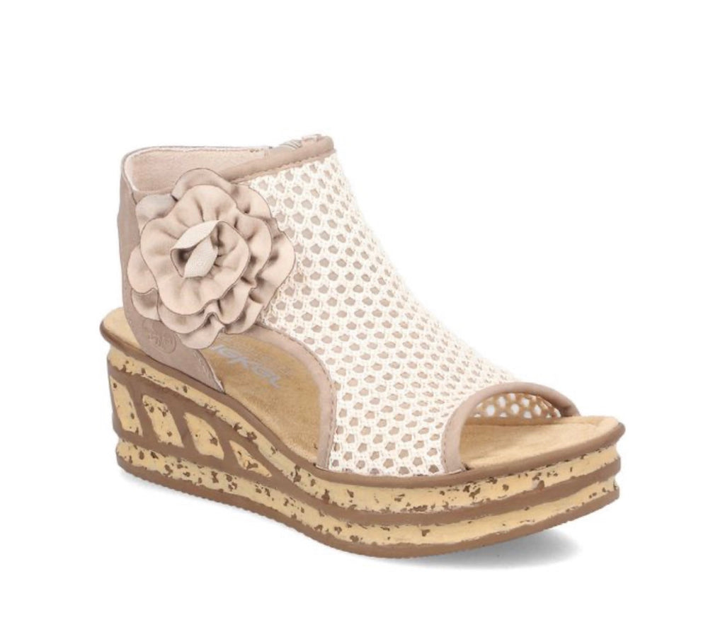 Rieker Beige Women’s Gladiator Sandals