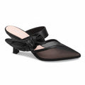 Django and Juliette Lyla Open Back Heel Black