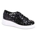 Django and Juliette Yarry Black Patent Leather Sneakers