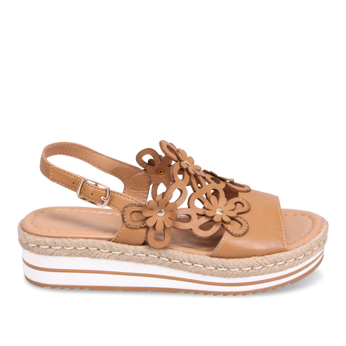 Django and Juliette Dark Tan Aldo Sandal