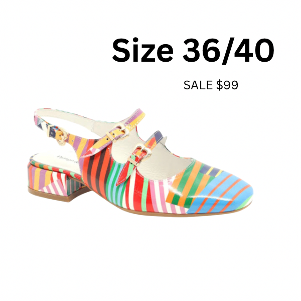 Django and Juliette Viraze Mary Jane (white stripes)