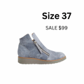 Django & Juliette Ohmy Flatform Boot - Denim/leather
