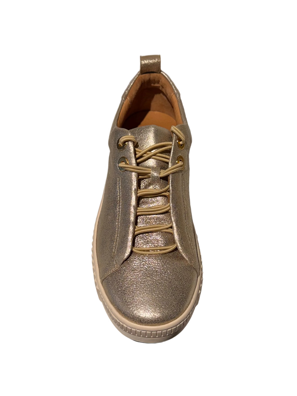 EOS Jool Metallic Leather Sneakers