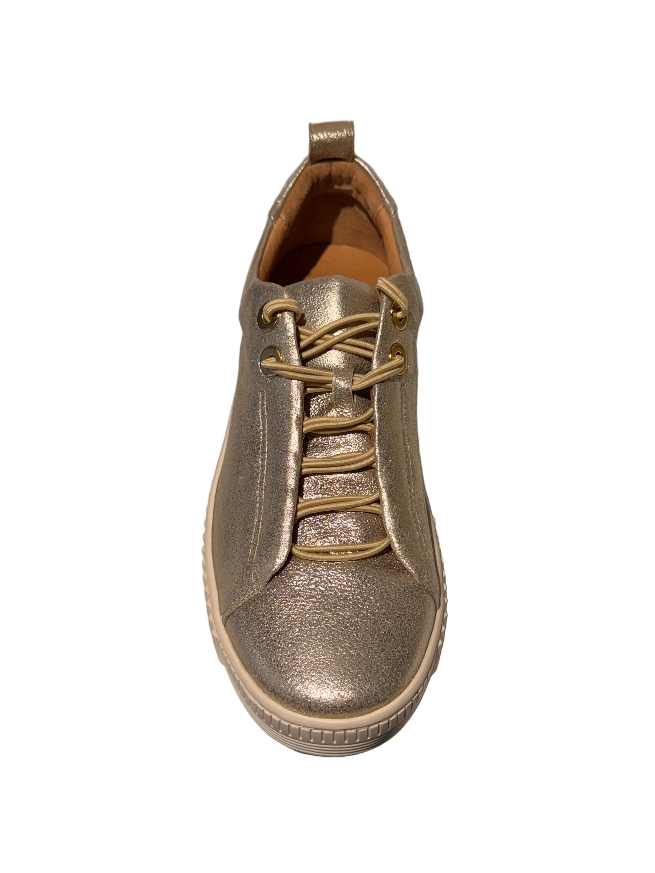 EOS Jool Metallic Leather Sneakers