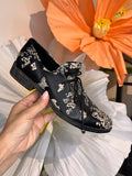 Django & Juliette Kotty Slip on - Milk Black Floral