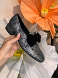 Django & Juliette Pewter Leather Varva Shoe