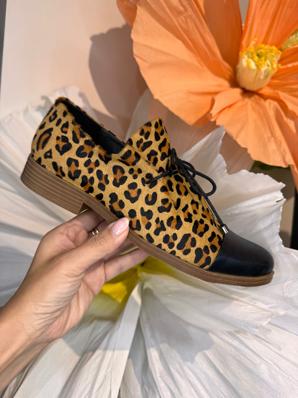 Django & Juliette Kotty Slip on - Animal Print Leather