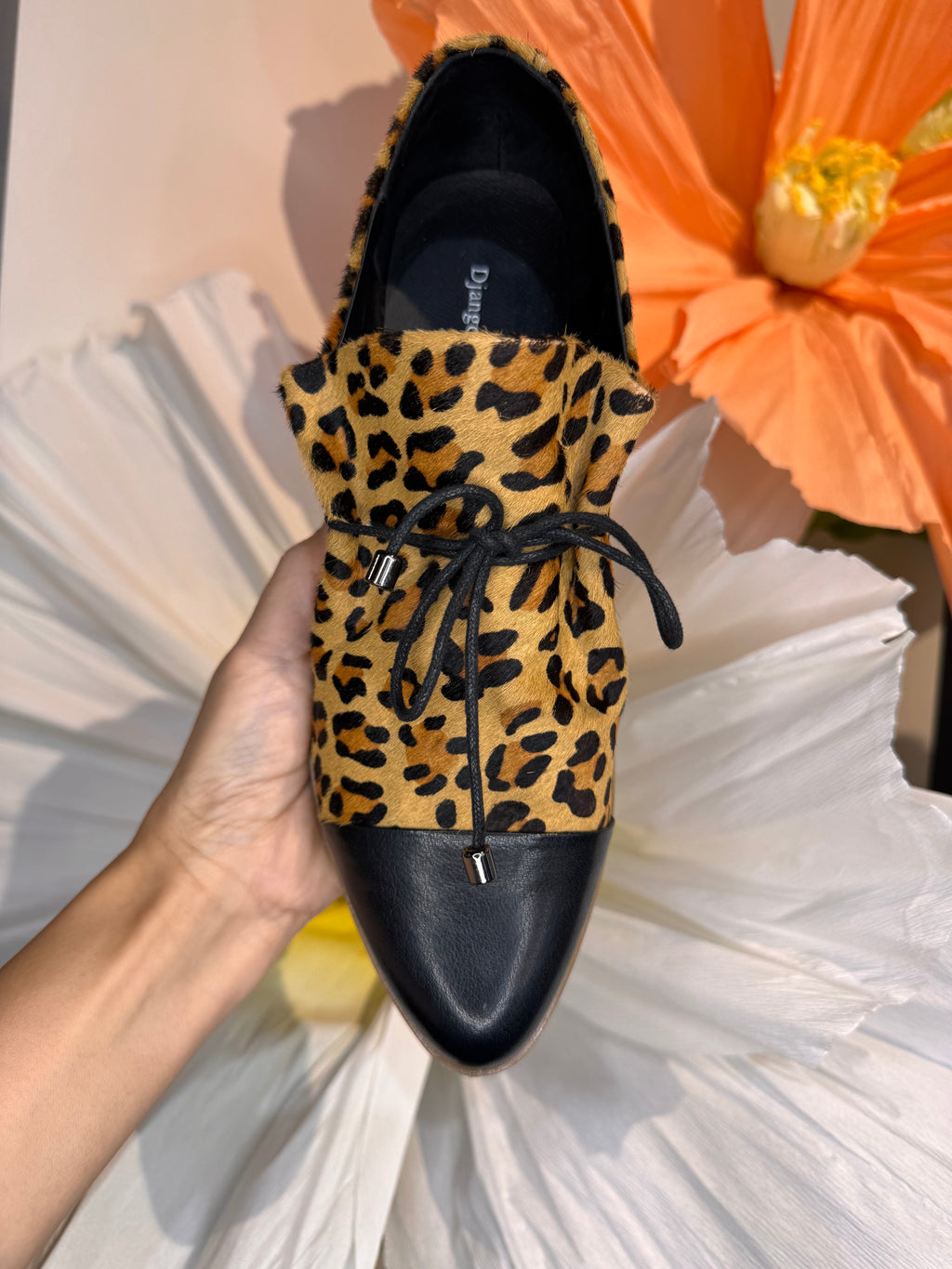 Django & Juliette Kotty Slip on - Animal Print Leather