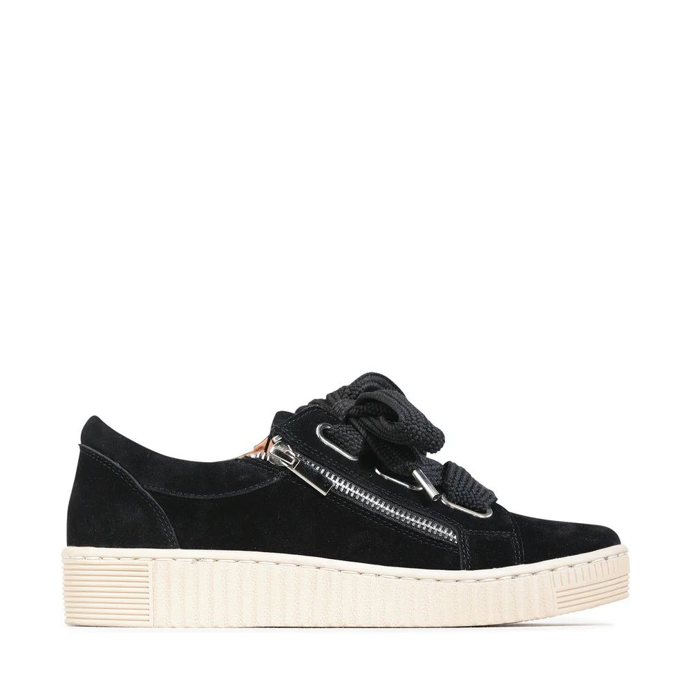 EOS Jovi Classic Sneaker - Black Leather