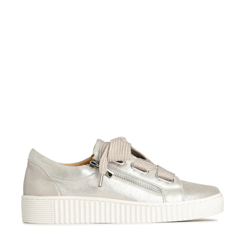 EOS Jovi Classic Sneaker - Silver Suede