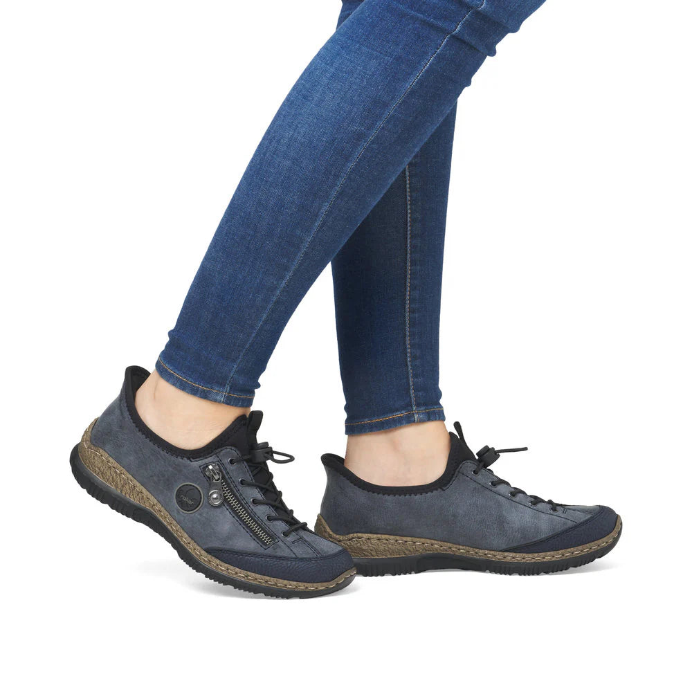 Rieker Women's Slip-on Sneaker - Blue