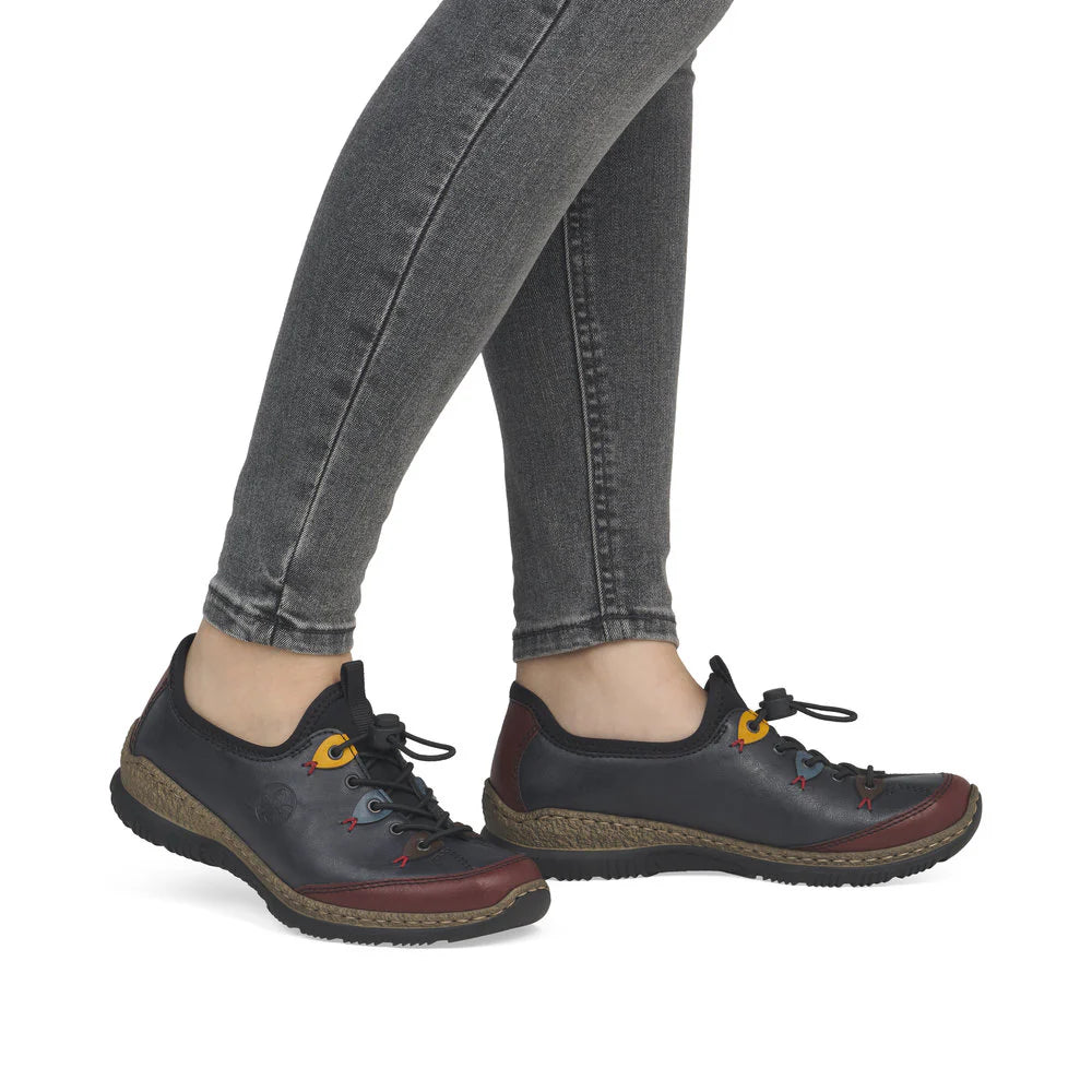 Rieker Women's Slip-on Sneaker - Blue Combination