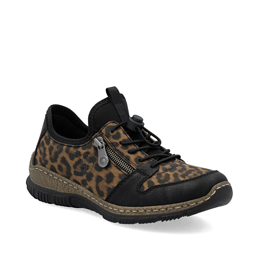 Rieker Women's Slip-on Sneaker - Cheetah Print