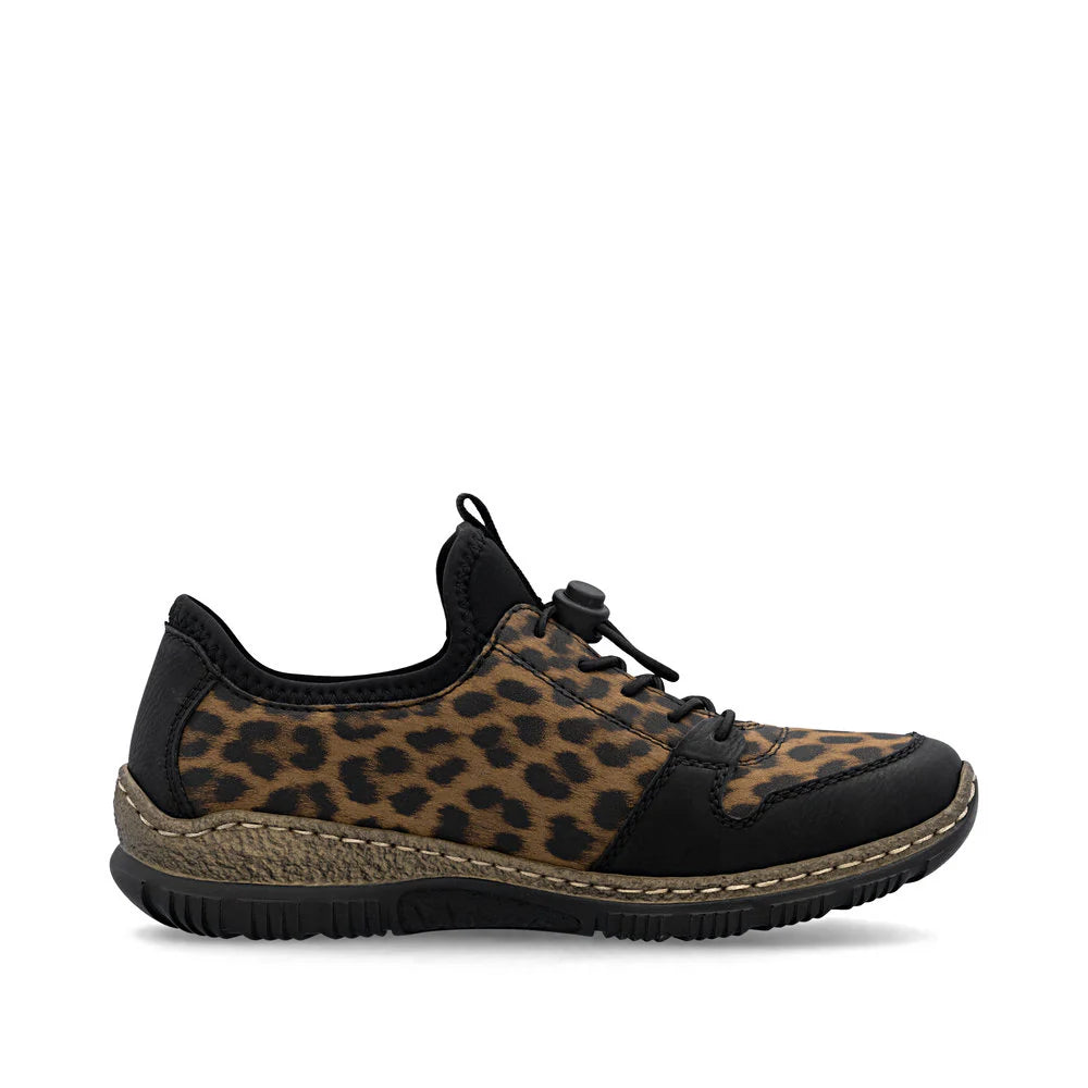 Rieker Women's Slip-on Sneaker - Cheetah Print
