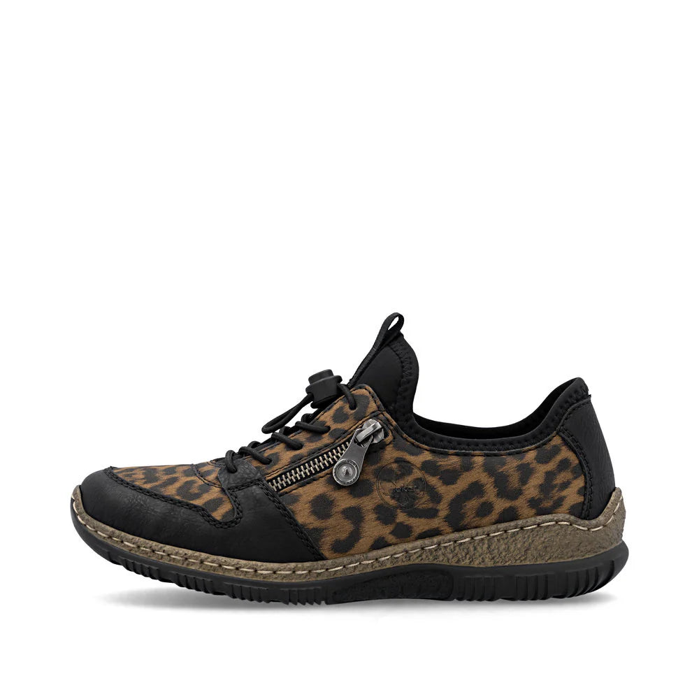 Rieker Women's Slip-on Sneaker - Cheetah Print