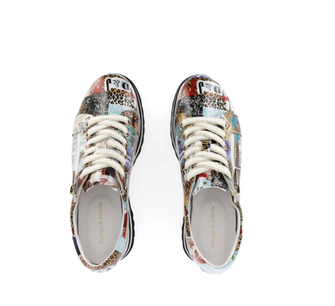 Django and Juliette Collage Sneaker