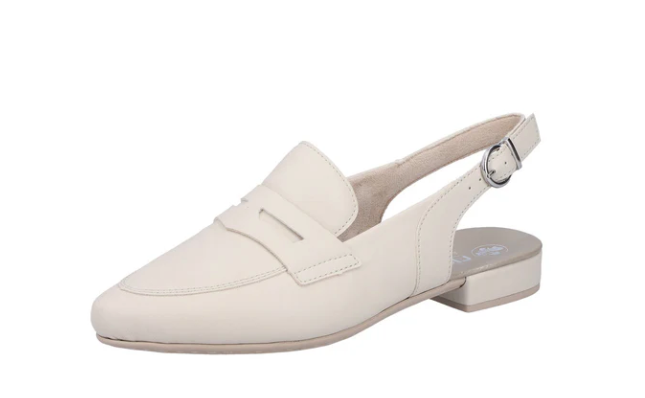 Rieker 43170 Almond / Beige Slingbacks