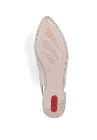 Rieker 43170 Almond / Beige Slingbacks