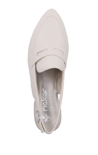 Rieker 43170 Almond / Beige Slingbacks