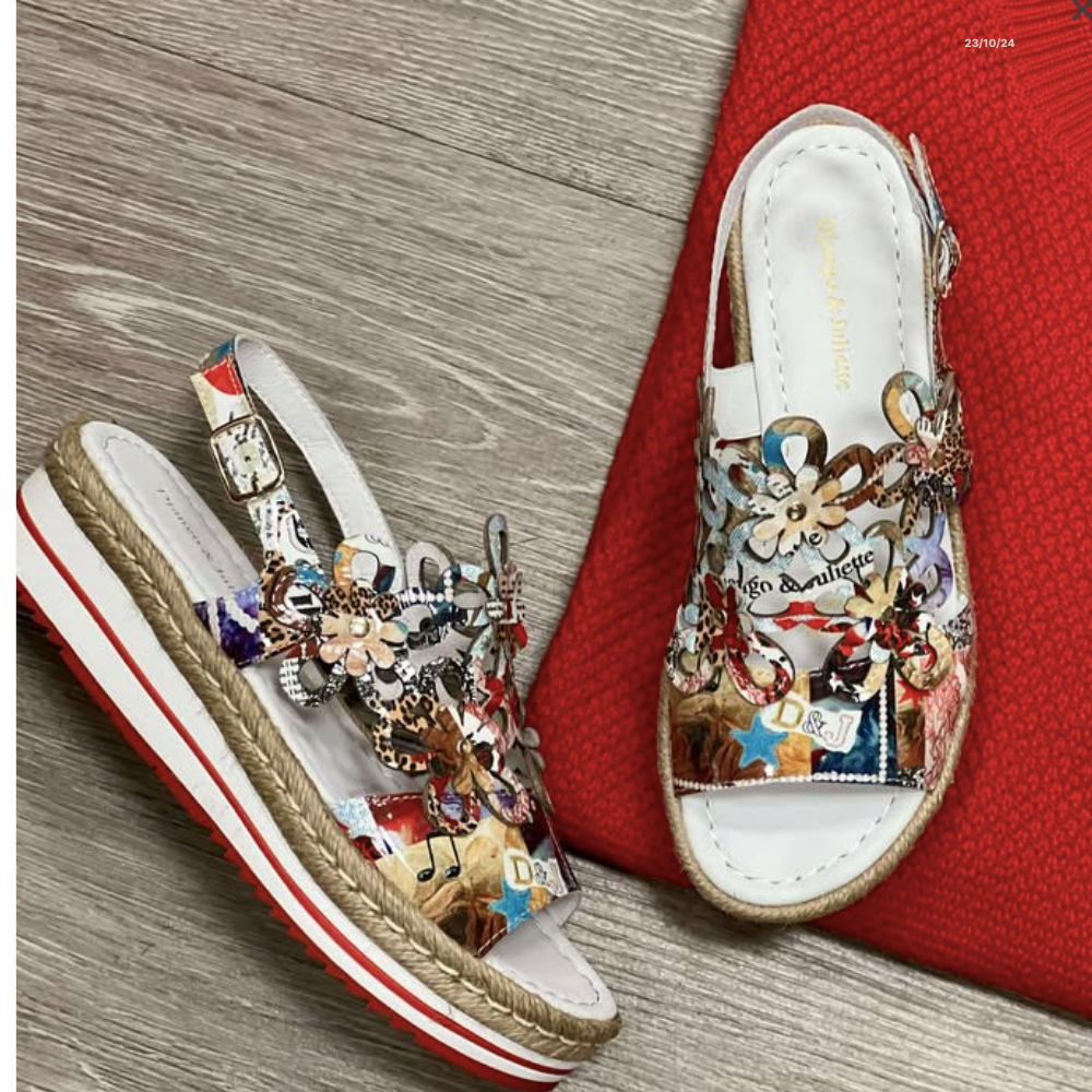Django and Juliette Collage Aldo Sandal