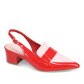 Django & Juliette Aiday Slingback Heel - Red Pale Pink