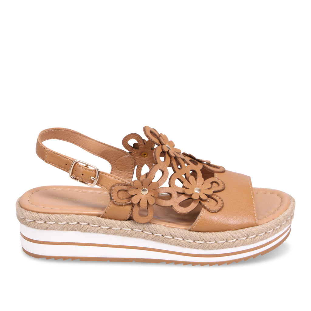 Django & Juliette Aldo Platform Sandal - Dark Tan