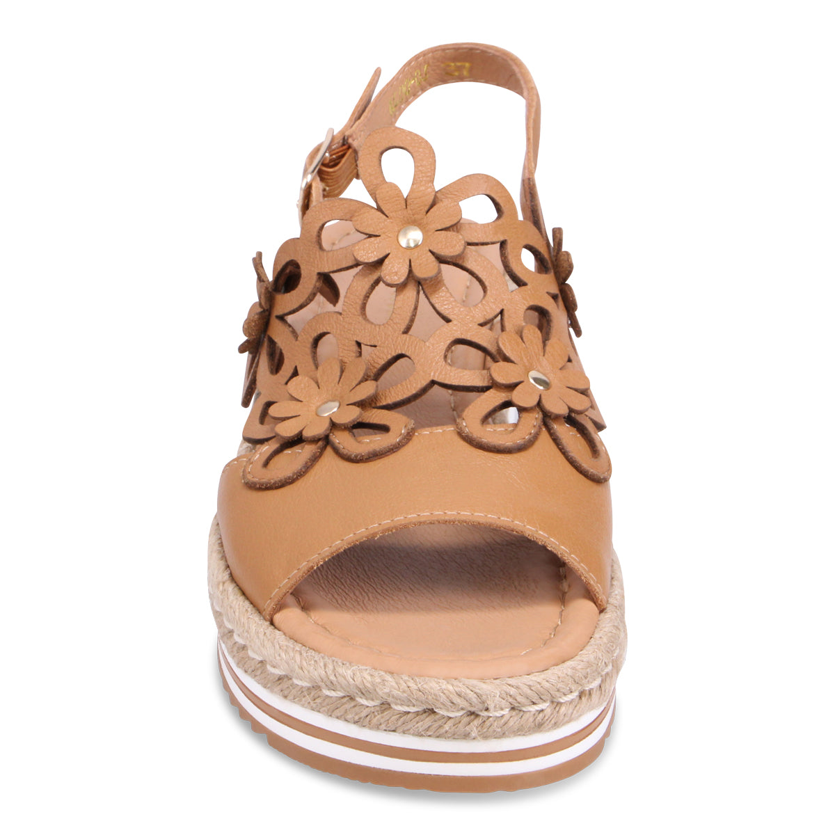 Django & Juliette Aldo Platform Sandal - Dark Tan