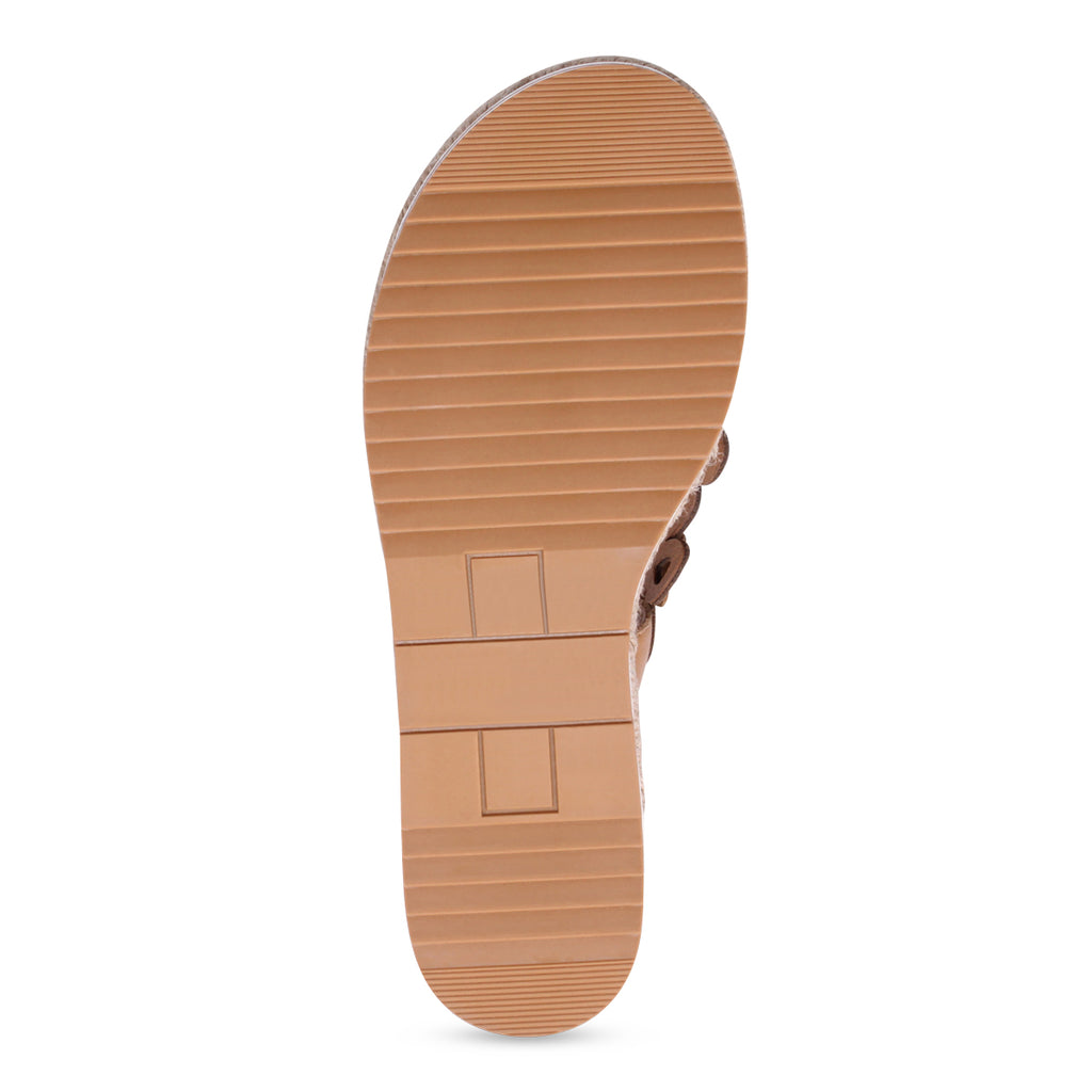Django & Juliette Aldo Platform Sandal - Dark Tan