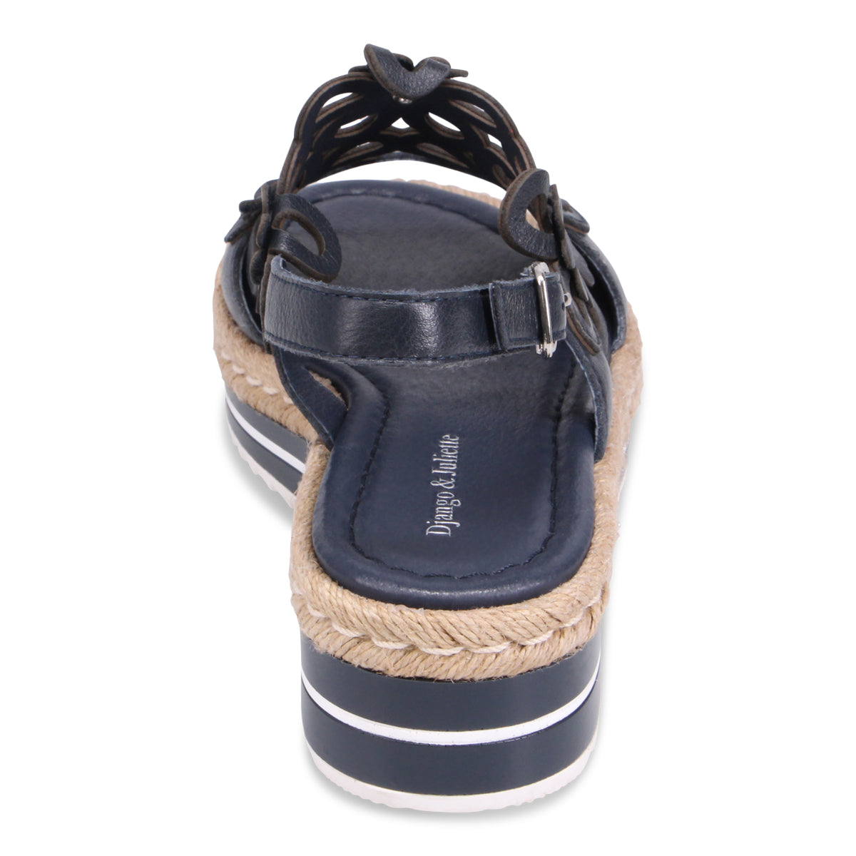 Django and Juliette Aldo Platform Sandal - Navy