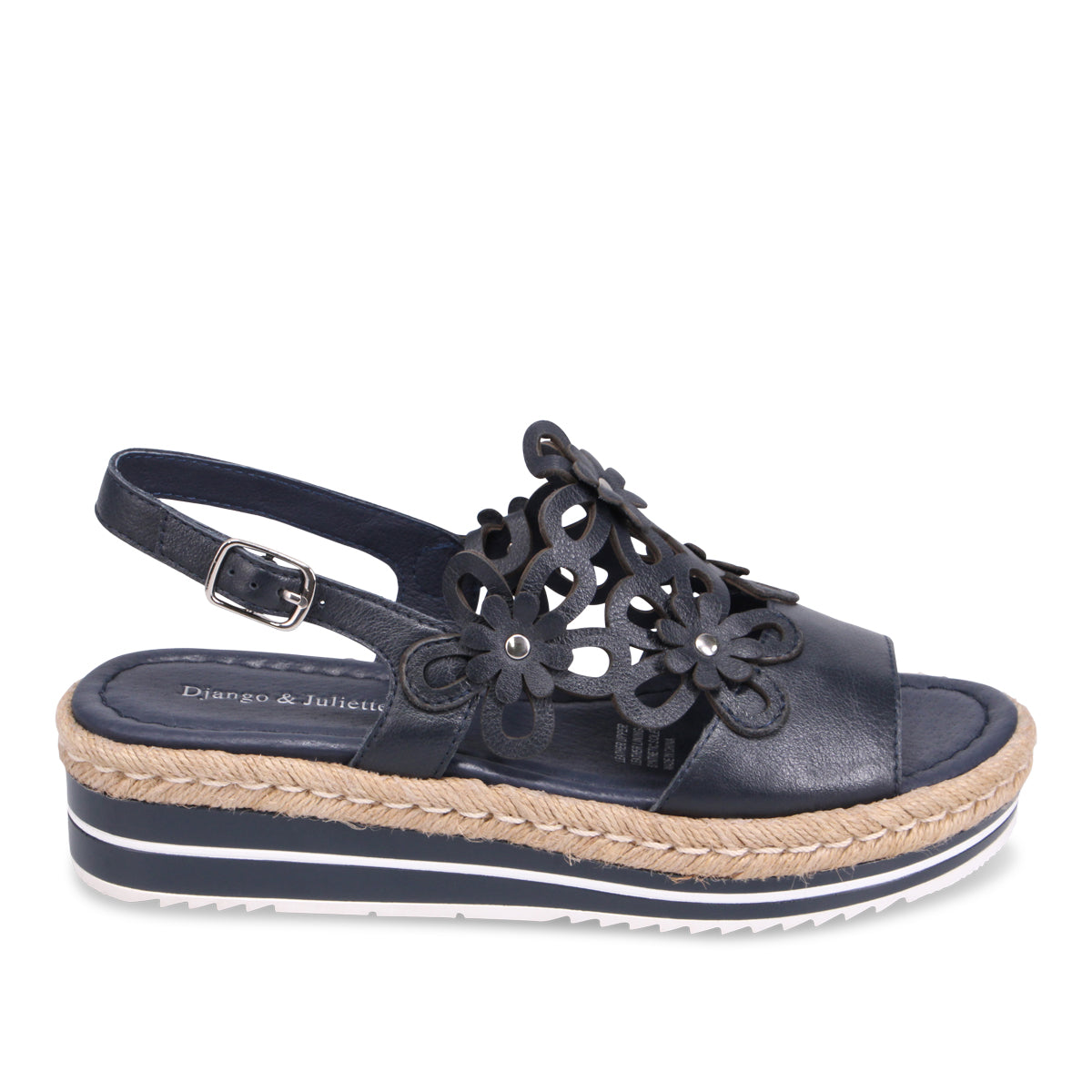 Django and Juliette Aldo Platform Sandal - Navy