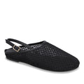 Bueno Aubry Slingback Mule - Black