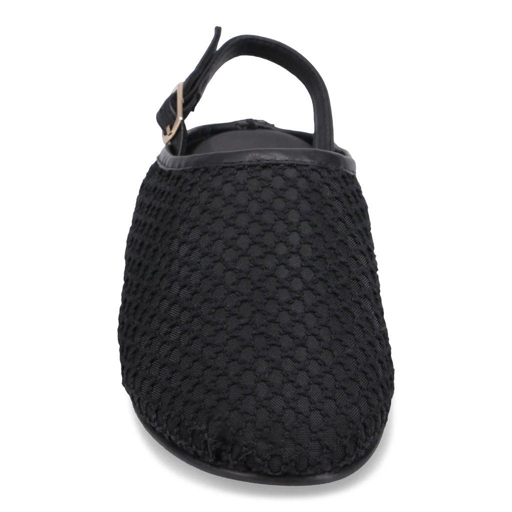 Bueno Aubry Slingback Mule - Black