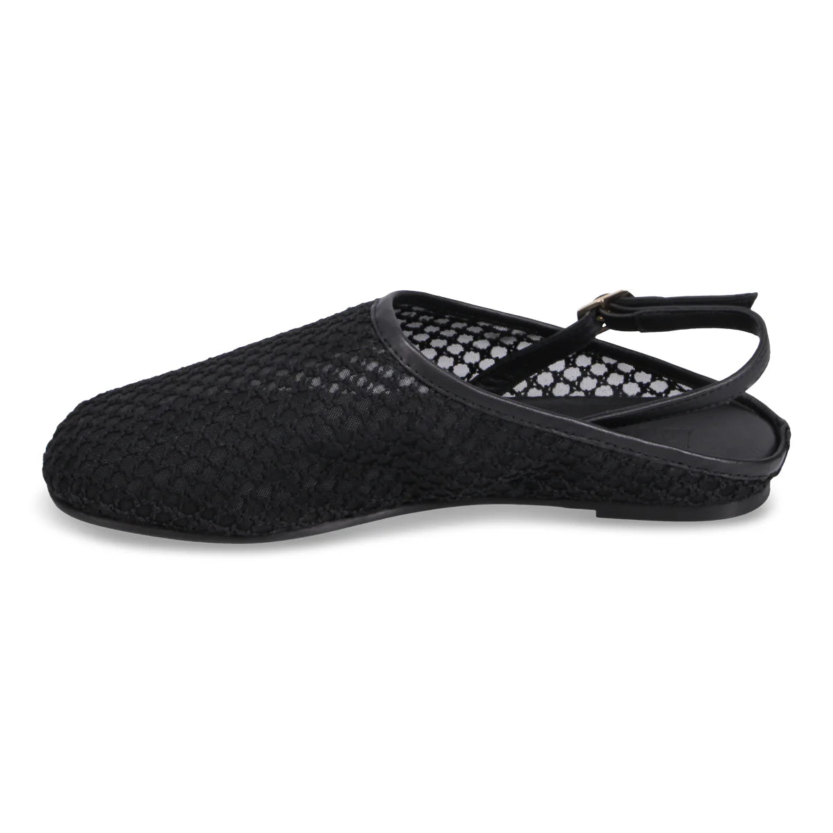 Bueno Aubry Slingback Mule - Black