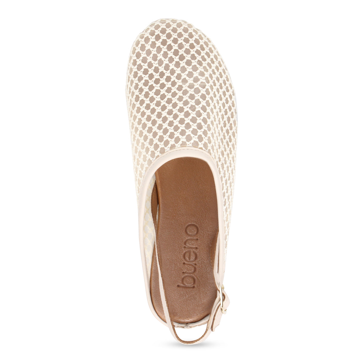 Bueno Aubry Slingback Mule - Cream Combo