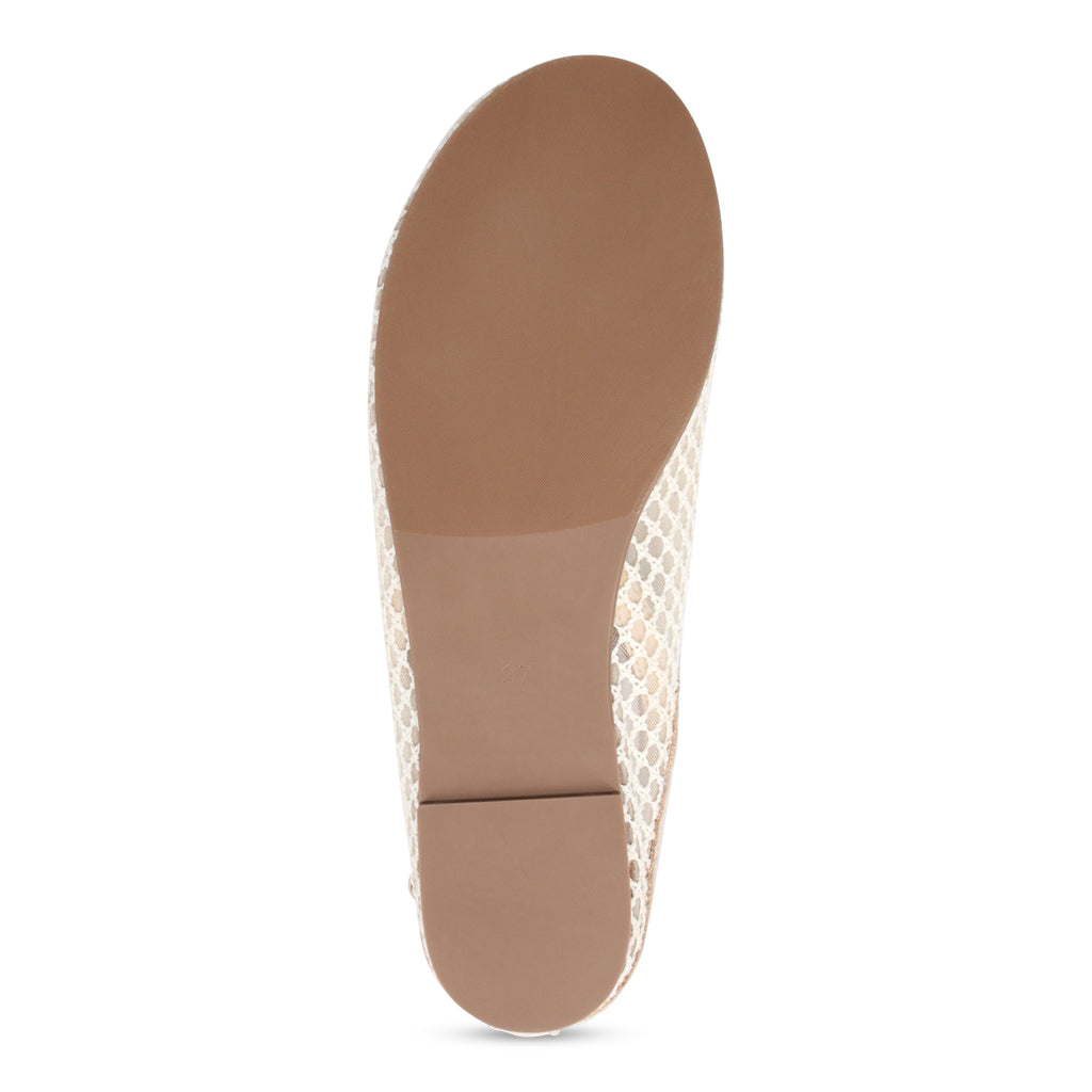Bueno Aubry Slingback Mule - Cream Combo