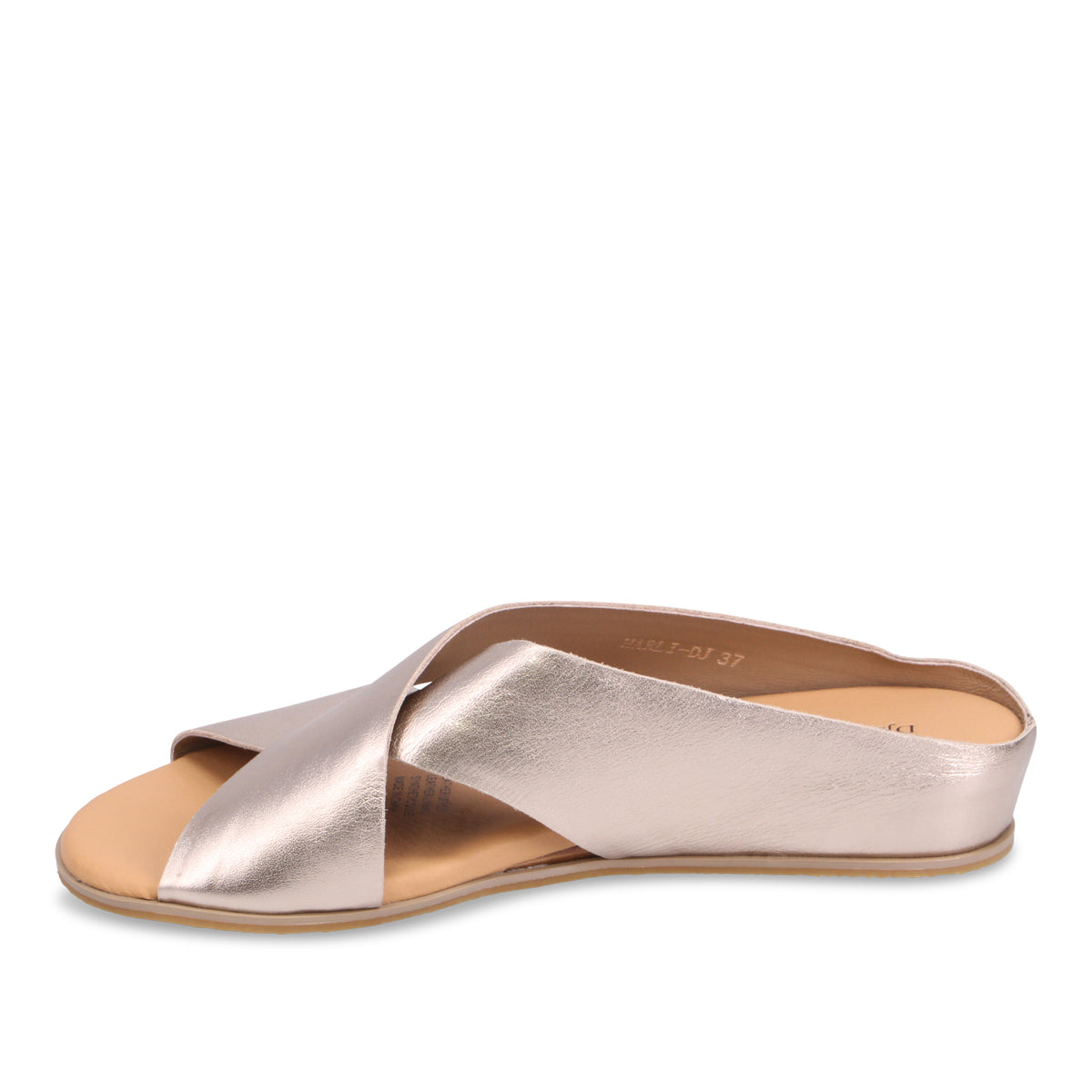 Django & Juliette Harli Slide Sandal - Champagne