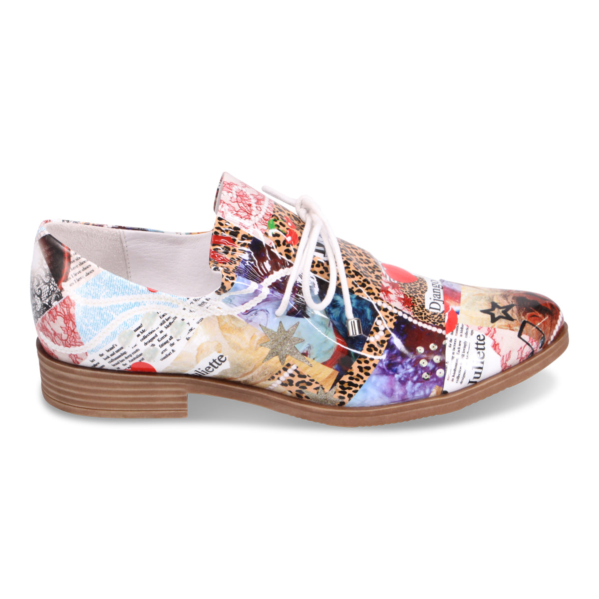 Django & Juliette Kotty Slip on - Collage Print