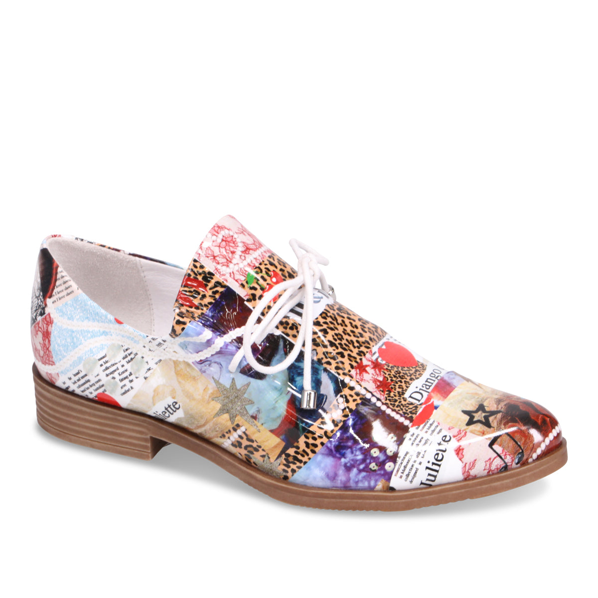 Django & Juliette Kotty Slip on - Collage Print