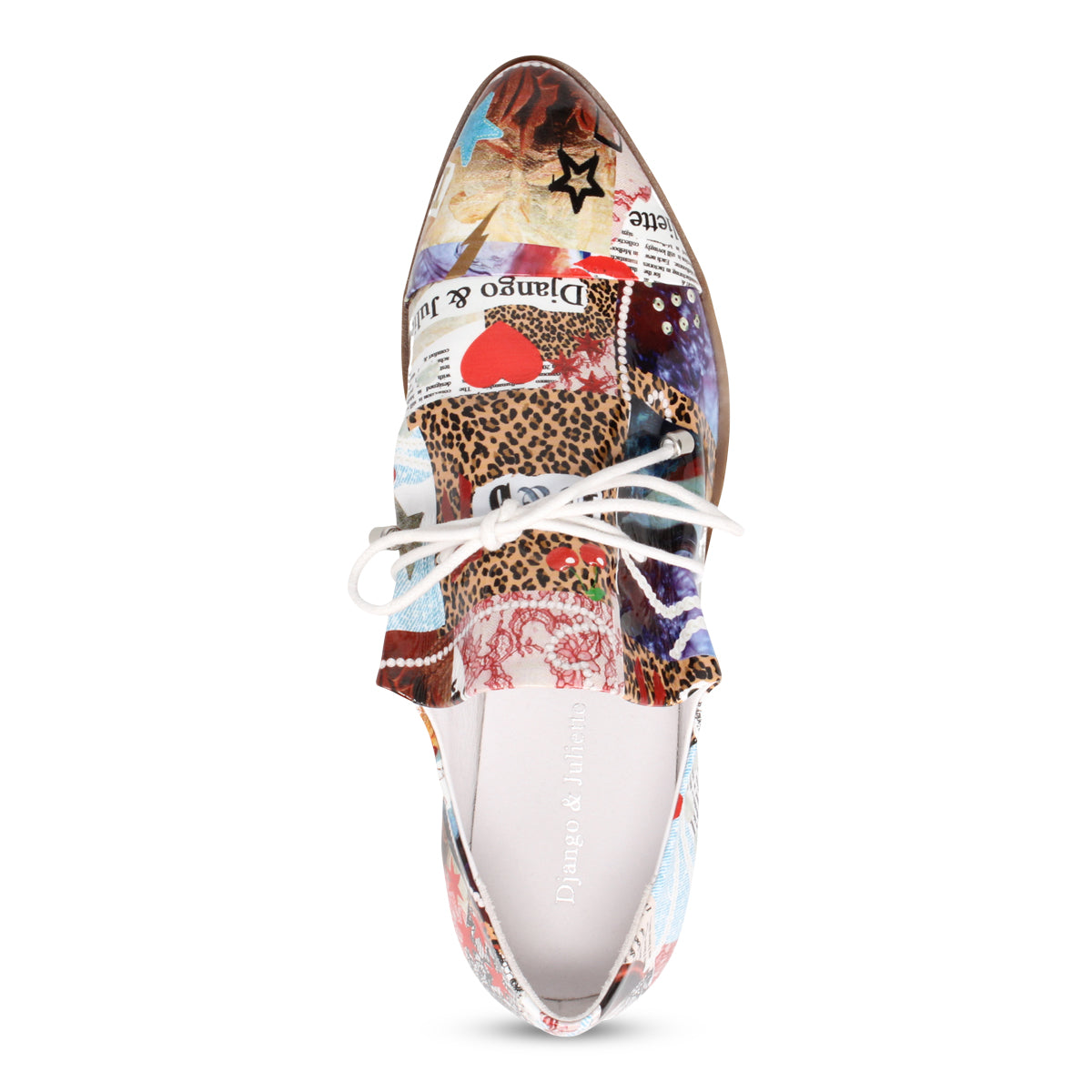 Django & Juliette Kotty Slip on - Collage Print