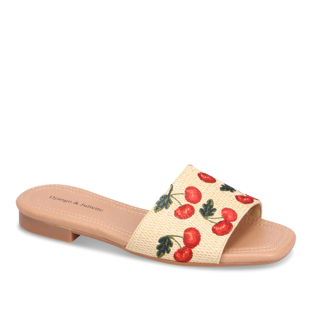 Django & Juliette Nahlas Slide Sandal - Natural Cherries