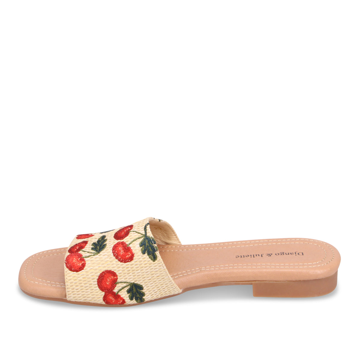 Django & Juliette Nahlas Slide Sandal - Natural Cherries
