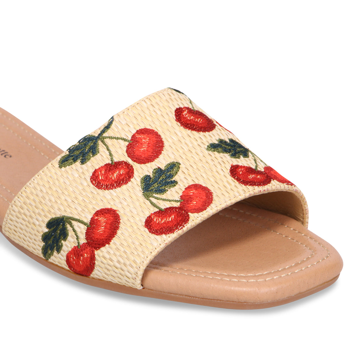 Django & Juliette Nahlas Slide Sandal - Natural Cherries