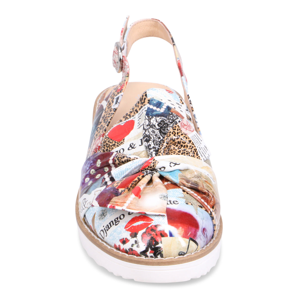 Django & Juliette Olissas Slingback Loafer - Collage Print