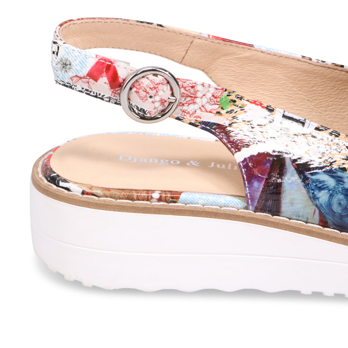 Django & Juliette Olissas Slingback Loafer - Collage Print