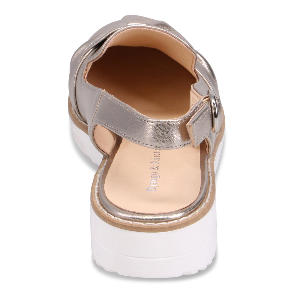 Django & Juliette Olissas Slingback Loafer - Platino