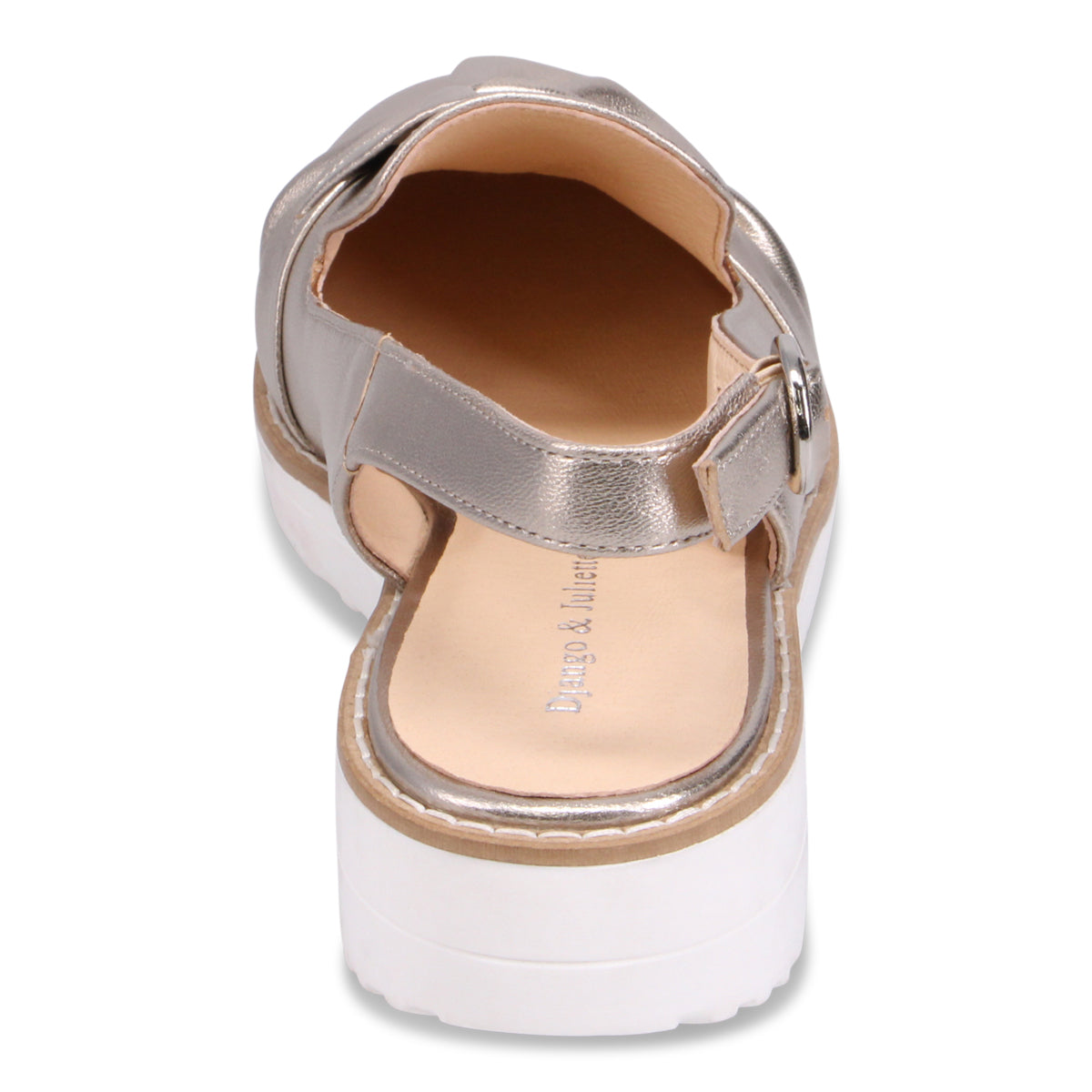 Django & Juliette Olissas Slingback Loafer - Platino