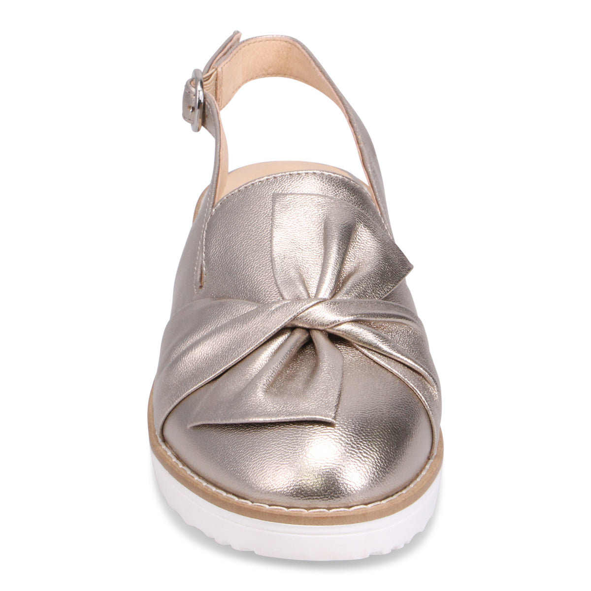 Django & Juliette Olissas Slingback Loafer - Platino