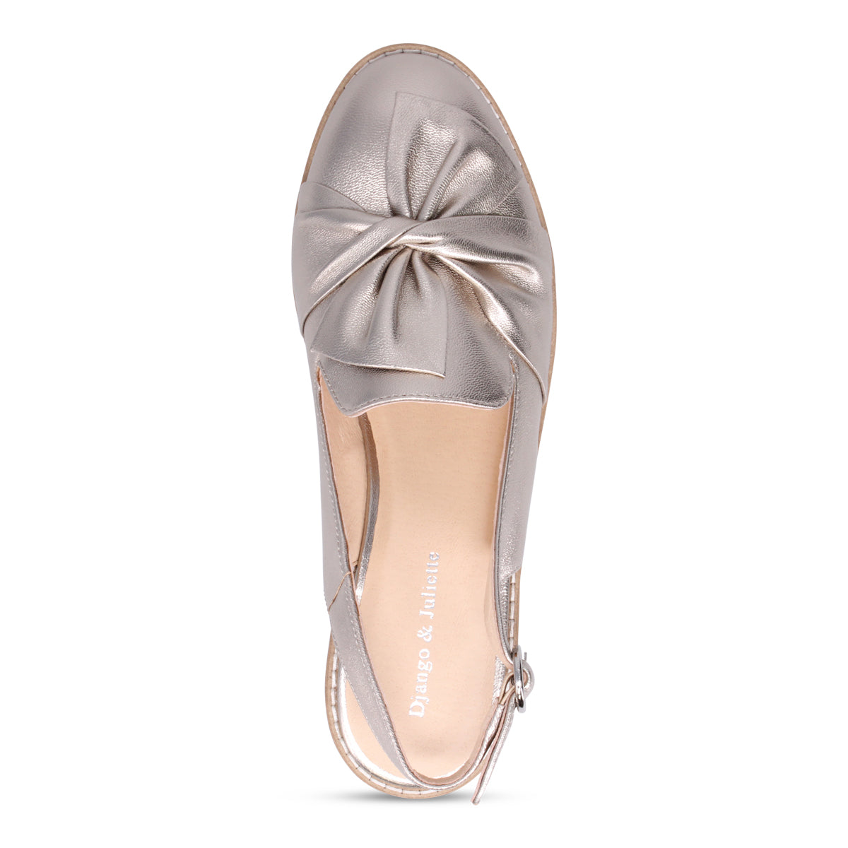 Django & Juliette Olissas Slingback Loafer - Platino