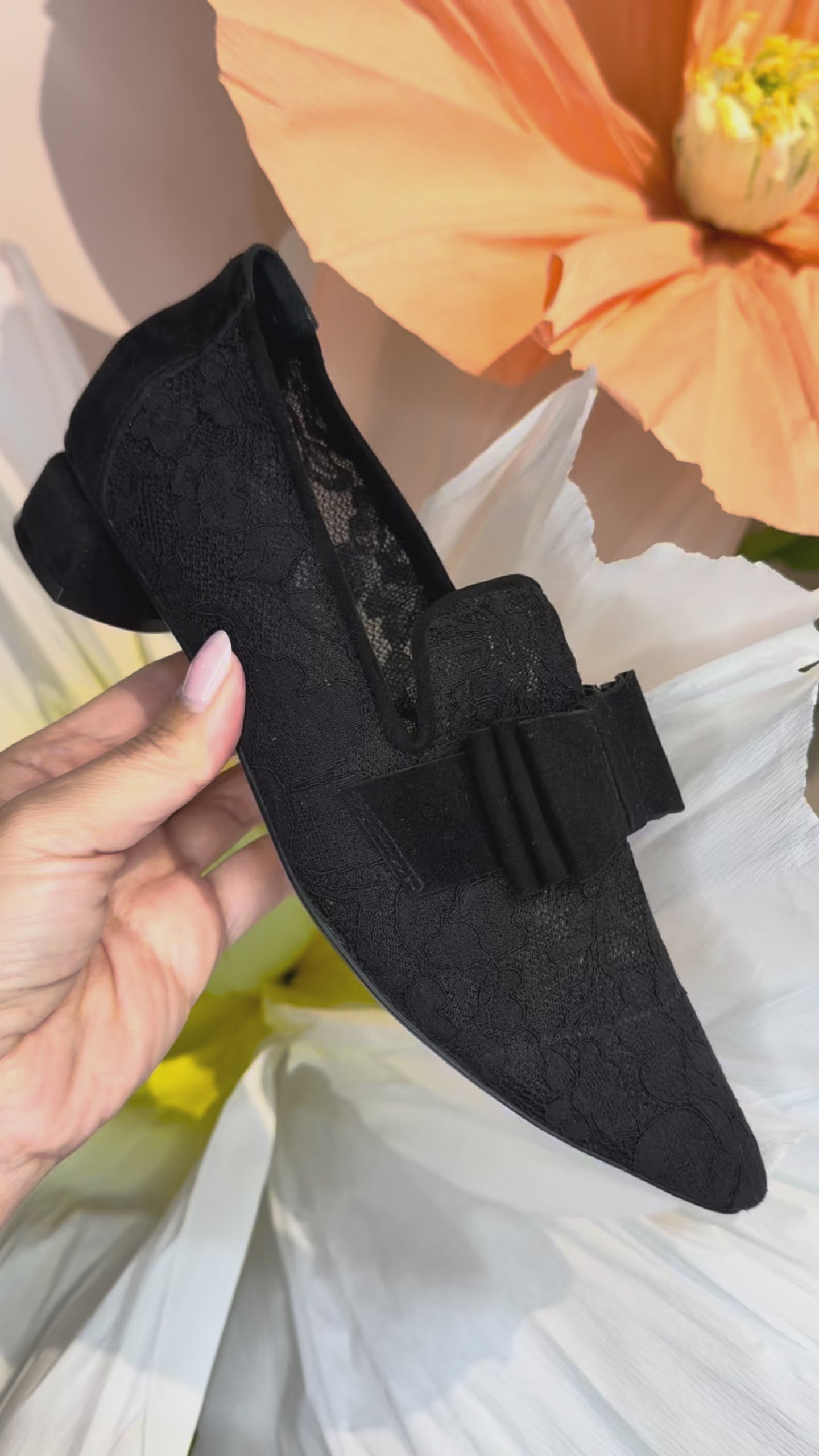 Django & Juliette Black Lace Shoe
